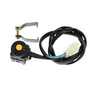Moto Kill Stop Interruttore Adatto per Yamaha per Honda per Kawasaki ecc. Avviamento moto e interruttore di arresto Pulsante clacson comunemente(Yellow)