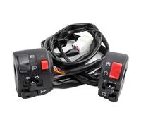 Moto Kill Stop Interruttore Interruttore controller moto Manubrio Pulsante clacson Indicatore di direzione Interruttori manubrio 7/8 "22mm(Right Left)