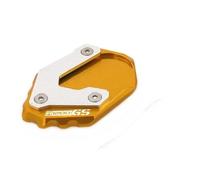 Moto Lato del Piede del Basamento Pad Piastra Cavalletto Ingranditore Supporto per BMW R1200GS LC R1200 GS Adventure 2014-2016 Ingranditore del cavalletto(Oro)