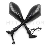Moto LED Giro Signal Retrovisore Lato Specchietti Per Honda Suzuki Cruiser