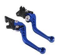 Moto Leva Freno Leve Frizione 2 Pezzi Frizione Moto Maniglia Freno Leva Tamburo Corno Modificato Leva Manuale Regolabile Accessori Moto Set Leve Freno Frizione Moto(Blue)