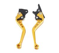 Moto Leva Freno Leve Frizione 2 Pezzi Frizione Moto Maniglia Freno Leva Tamburo Corno Modificato Leva Manuale Regolabile Accessori Moto Set Leve Freno Frizione Moto(Yellow)