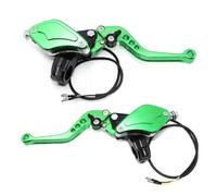 Moto Leva Freno Leve Frizione Cilindro Principale Del Freno Del Motociclo Alluminio 7/8 "22mm Leva Della Maniglia Idraulica Sinistra Destra Universale Per Set Leve Freno Frizione Moto(Army green)
