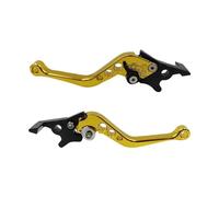 Moto Leva Freno Leve Frizione Maniglia Del Freno A Tamburo Della Frizione Del Motociclo Da 1 Paio Maniglia Del Freno Universale Adatta Per Moto Set Leve Freno Frizione Moto(Golden)