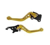 Moto Leva Freno Leve Frizione Maniglia Della Leva Del Freno A Tamburo Della Frizione Con Modifica Regolabile Del Motociclo Set Leve Freno Frizione Moto(Gold)