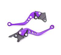 Moto Leva Freno Leve Frizione Maniglia Della Leva Della Frizione Del Freno Del Motociclo Da 1 Paio Set Leve Freno Frizione Moto(Purple)