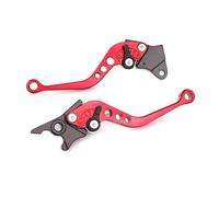 Moto Leva Freno Leve Frizione Maniglia Della Leva Della Frizione Del Freno Del Motociclo Da 1 Paio Set Leve Freno Frizione Moto(Red)