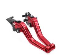 Moto Leva Freno Leve Frizione Per SUZUKI Per DL 1000 Per DL1000 Per V-Strom 2002-2018 Accessori Moto Leve Freno Frizione Corte Set Leve Freno Frizione Moto(Red)