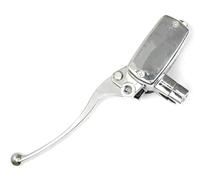 Moto Leva Freno Leve Frizione Per Valkyrie Per GL 1500 Per VT Per Shadow 1100 Per VTX 1300 1800 Per VTX 1800 Leva Frizione Pompa Freno 25 Mm Set Leve Freno Frizione Moto(Left silver 14)