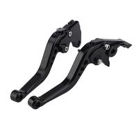 Moto Leva Freno Leve Frizione Per Z650 Per Z900 Per Ninja 650 R Per ER6F Per ER6N Per NINJA650R Per ER-6F Per ER-6N Leva Freno Frizione Lunga Manico Corto(Short all black)