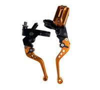 Moto Leva frizione Coppia CNC 7/8" 22mm Freno universale per moto per cilindro principale Leva Cavo Frizione Serbatoio Scooter Sport Dirt Bike