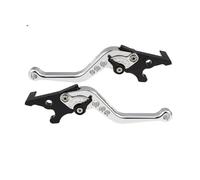 Moto Leve Freno Frizione Adatto per PCX 125 2021 PCX 125 Accessori per moto CNC Leve freno frizione corte Adattatore maniglia regolabile Adattatore freno a disco leve freno frizione moto(A-Silver)