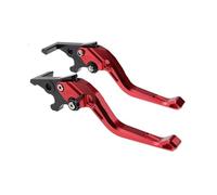 Moto Leve Freno Frizione Adatto per PCX 125 2021 PCX 125 Accessori per moto CNC Leve freno frizione corte Adattatore maniglia regolabile Adattatore freno a disco leve freno frizione moto(B-Red)