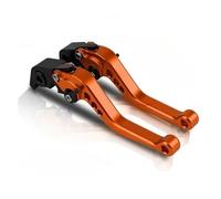 Moto Leve Freno Frizione Asta del freno per ZX1100/ZX-11 1990-2001 CNC Moto Leva del freno e frizione regolabile maniglia del freno leve freno frizione moto(Orange)