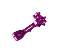 Moto Leve Freno Frizione Bilanciere universale in alluminio CNC per braccio freno posteriore, leva di tensione regolabile, parti per moto, pit bike e dirt bike leve freno frizione moto(PURPLE)