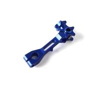Moto Leve Freno Frizione Bilanciere universale in alluminio CNC per braccio freno posteriore, leva di tensione regolabile, parti per moto, pit bike e dirt bike leve freno frizione moto(Blue)