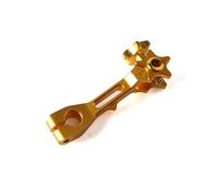 Moto Leve Freno Frizione Bilanciere universale in alluminio CNC per braccio freno posteriore, leva di tensione regolabile, parti per moto, pit bike e dirt bike leve freno frizione moto(Gold)
