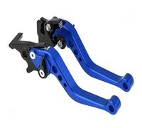 Moto Leve Freno Frizione Leva freno a tamburo frizione moto universale adatta per modifiche moto 1 paio leva freno moto in lega CNC leve freno frizione moto(Blue)