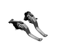 Moto Leve Freno Frizione Leva freno corta per NX400 NX500 2023 2024 Motore Leva freno frizione regolabile Set Leve di protezione maniglia NX 500 leve freno frizione moto(Gray)