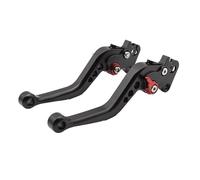 Moto Leve Freno Frizione Per VESPA PX 125 150 200 Star Stella Per LML T5 Leva freno frizione moto regolabile in alluminio CNC Leve freno a tamburo anteriori e posteriori leve freno frizione moto(Short