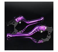 Moto Leve Freno Frizione Per VESPA PX 125 150 200 Star Stella Per LML T5 Leva freno frizione moto regolabile in alluminio CNC Leve freno a tamburo anteriori e posteriori leve freno frizione moto(Long