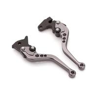 Moto Leve Freno Frizione Per VESPA PX 125 150 200 Star Stella Per LML T5 Leva freno frizione moto regolabile in alluminio CNC Leve freno a tamburo anteriori e posteriori leve freno frizione moto(Short
