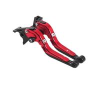 Moto Leve Freno Frizione Per XMAX 300 XMAX400 Xmax250 X-MAX 125 2016-2024 Moto Leve freno frizione pieghevoli regolabili Maniglie estensibili Leve leve freno frizione moto(Red)
