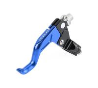 Moto Leve Freno Leva frizione corta per acrobazie, montaggio su manubrio per moto, dirt pit bike, 22 mm, 7/8" universale per Suzuki leve freno frizione moto(Blue)