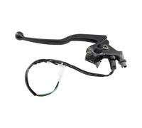 Moto Leve Freno Leva manubrio moto per leva freno anteriore YBR125 125cc con cavo interruttore luce freno/stop leva frizione leve freno frizione moto(Left)