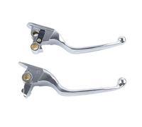 Moto Leve Freno Leve freno e frizione per motocicletta per Softail Fat Boy 114, Deluxe Heritage Classic FX FLS Slim Street Bob Breakout 2015-2021 leve freno frizione moto(Silver)