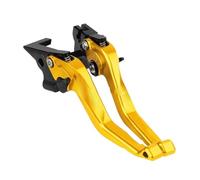 Moto Leve Freno Per Ducati Monster 696 695 796 400 620 M 600 M 900 M 620 Leve freno frizione corte regolabili CNC per moto leve freno frizione moto(Gold)