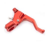 Moto Leve Leva frizione corta per acrobazie CNC 2025 con attacco manubrio da 7/8" e 22 mm, adatta per moto da cross, pit bike, sport su strada e accessori per moto. leve freno frizione moto(Red)