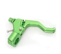 Moto Leve Leva frizione corta per acrobazie CNC 2025 con attacco manubrio da 7/8" e 22 mm, adatta per moto da cross, pit bike, sport su strada e accessori per moto. leve freno frizione moto(Green)