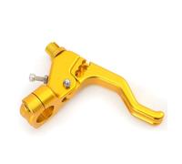 Moto Leve Leva frizione corta per acrobazie CNC 2025 con attacco manubrio da 7/8" e 22 mm, adatta per moto da cross, pit bike, sport su strada e accessori per moto. leve freno frizione moto(Gold)