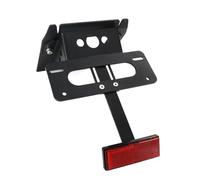 Moto Licenza Targa Titolare Per Grom MSX125 2017-2020 Portatarga Moto Posteriore Tail Tidy Fender Eliminator Registrazione Alluminio Nero