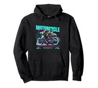Moto Love Is Our Fuel Due Ruote Felpa con Cappuccio