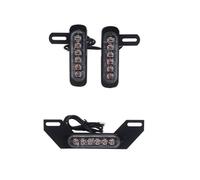 Moto Luce Freno Luce Di Stop Ausiliaria A LED A Doppia Funzione Per Targa Per Moto, 12 V, Luci Di Arresto Posteriori, Indicatori Di Direzione, Lampada Universale