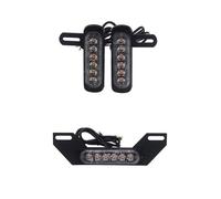 Moto Luce Freno Luce Di Stop Ausiliaria A LED A Doppia Funzione Per Targa Per Moto, 12 V, Luci Di Arresto Posteriori, Indicatori Di Direzione, Lampada Universale