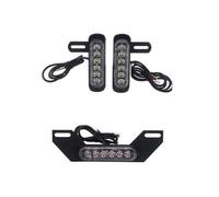 Moto Luce Freno Luce Di Stop Ausiliaria A LED A Doppia Funzione Per Targa Per Moto, 12 V, Luci Di Arresto Posteriori, Indicatori Di Direzione, Lampada Universale