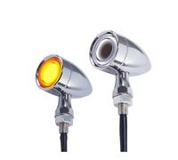 Moto Luci Arresto Freno Moto Bullet Indicatori Di Direzione Anteriori E Posteriori A LED Luci Posteriori Freno 2 Pezzi Mini Luci Universali Chopper Bobber