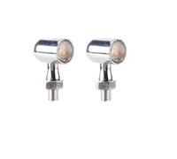 moto Luci diurne Indicatore di direzione a forma di proiettile per moto, luce di posizione posteriore a LED integrata, luce di marcia diurna,per 2 in 1