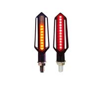 moto Luci diurne Indicatori di direzione per motociclette, indicatori di direzione per moto, relè incorporato, indicatori di direzione DRL, indicatori di stop