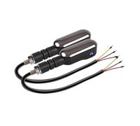 moto Luci diurne Lampada di segnalazione a LED per moto, lampada di proiezione a colori, luce di svolta ambientale, luce brillante per 2 pezzi