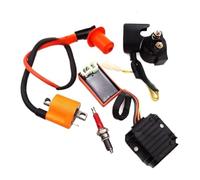 Moto Magneto Statore Bobina Per 150cc 200cc 250cc ATV Quad Moto Dispositivo Di Accensione CDI Moto Bobina Di Accensione 6 Spille AC CDI Regolatore Raddrizzatore Kit Relè