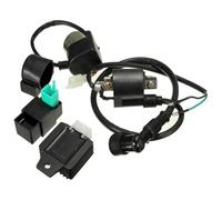 Moto Magneto Statore Bobina Per 50cc 70cc 90cc 110cc 125cc Bobina Di Accensione CDI Regolatore Raddrizzatore Relè Kit ATV Dirt Bike Gokart