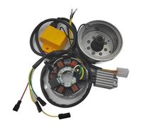 Moto Magneto Statore Bobina Per Minarelli AM6 Per Du&Cati Per Kokusan Dispositivo Di Accensione 12V Volano Rotatore CDI Raddrizzatore Statore Bobine Di Accensione Set(6649005-90mm)