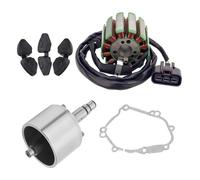 Moto Magneto Statore Bobina Per Yam&Aha YZF-R1 FZ8 FZ8N FZ8S FZ1 FZ1-N FZ1-S Moto Generatore Statore Bobina Volano Rotore Guarnizione Di Copertura Di Tenuta In Gomma(Left and Right)