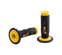 Moto Maniglie IN Gomma Manopole Nero Giallo Progrip791