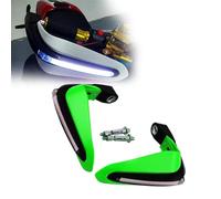 Moto Mano Guardie Maniglia Manubrio Protezione Per Y&amaha Ttr250 Fazer 250 Drag Star 400 R1 2004 R1 2015 Tdm 900 Paramani Con Luce Protezione (Color : Green)