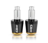 Moto Manopole Estremità Del Manubrio Mano Cap Mano Bar End 7/8 "22mm Per CB300F/FA CB 300R 300F CB300 R F/FA 2014-2019 2018(Black-Gold)